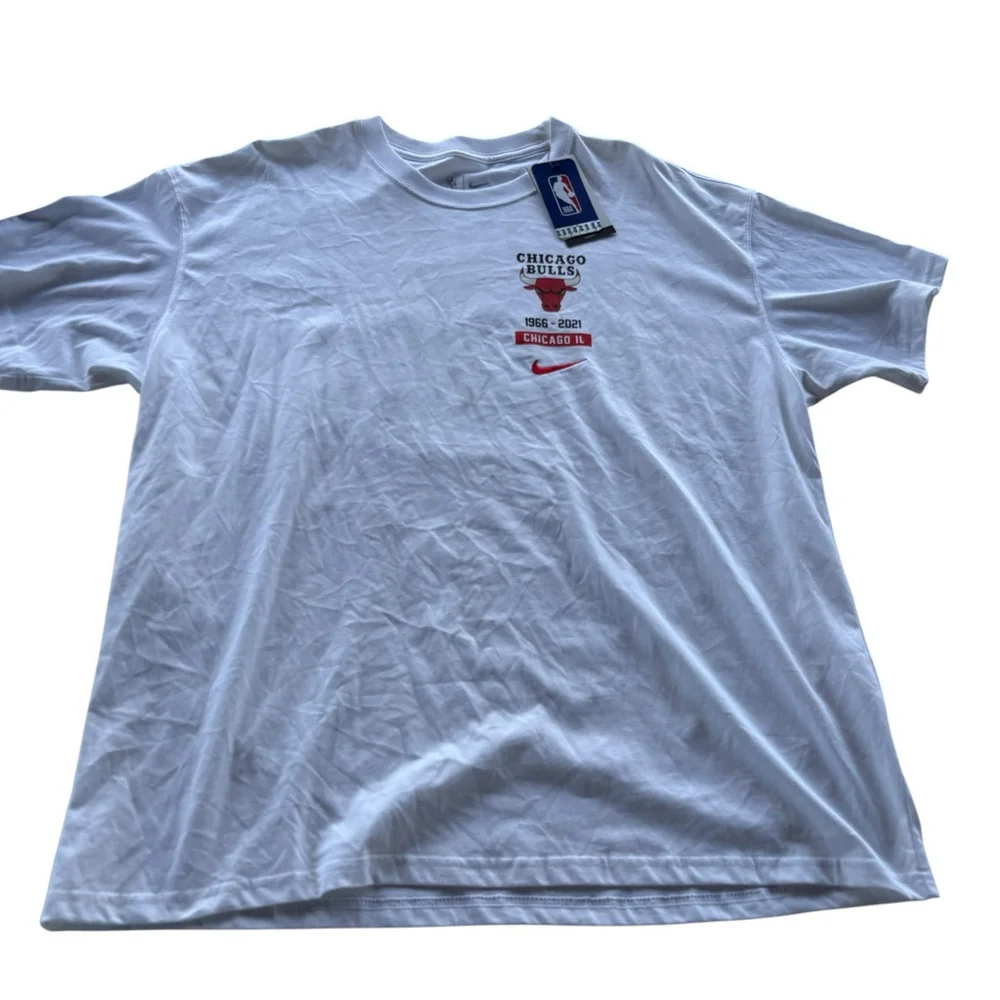 Nike Chicago Bulls Dynasty Shirt XL NBA 1966–2021 Champs Tee NWT